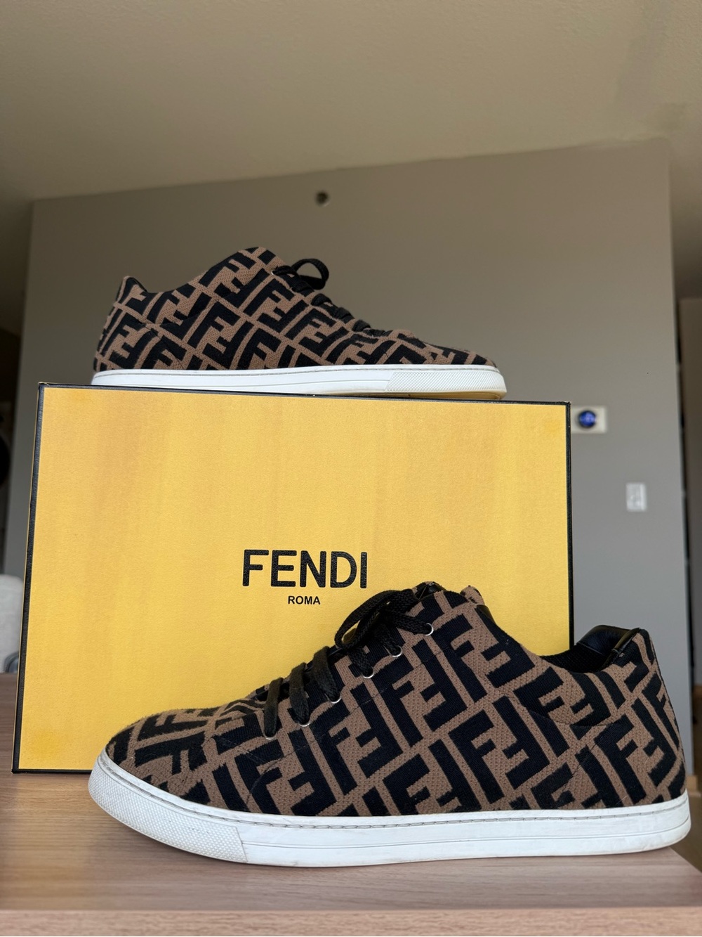 Men’s Fendi Forever Allover Sneakers